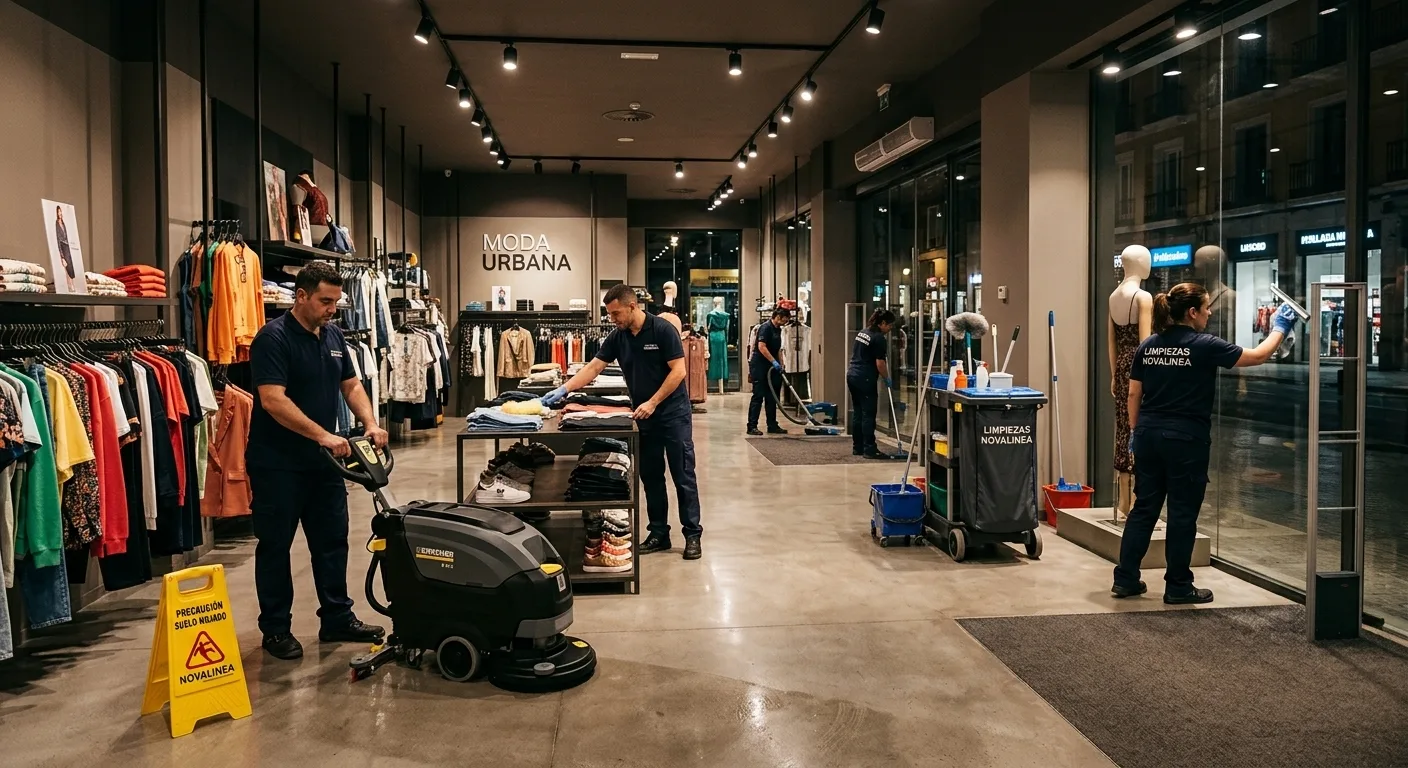 Limpieza de locales comerciales en Murcia y Cartagena